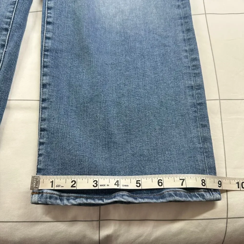 Madewell Jeans Womens 27 Blue Perfect Vintage Wide Leg Crop Medium Wash Denim